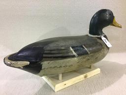 George "Skippy" Barto Mallard Drake Decoy (621)