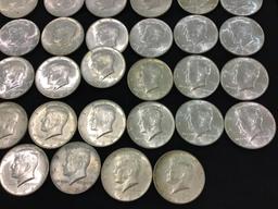 Lot of 37-1964 Kennedy Half Dollars