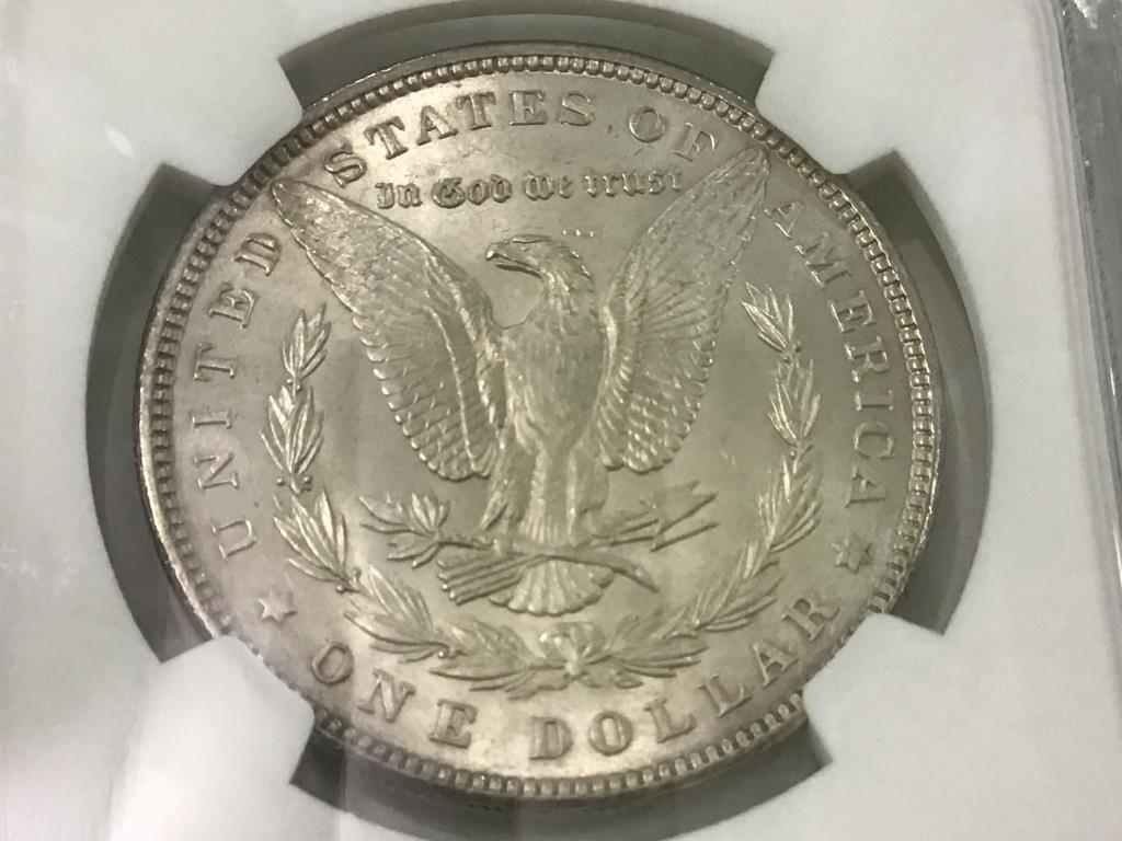 Graded 1900 Morgan Silver Dollar-MS64 (NGC)
