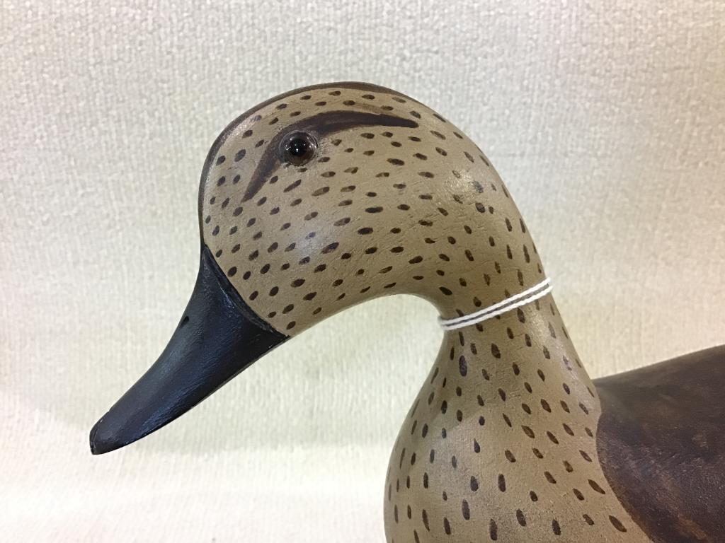 Pair of Spielman Blue Wing Teal Decoys