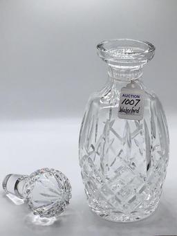 Signed Waterford Crystal Decanter w/ Stopper-