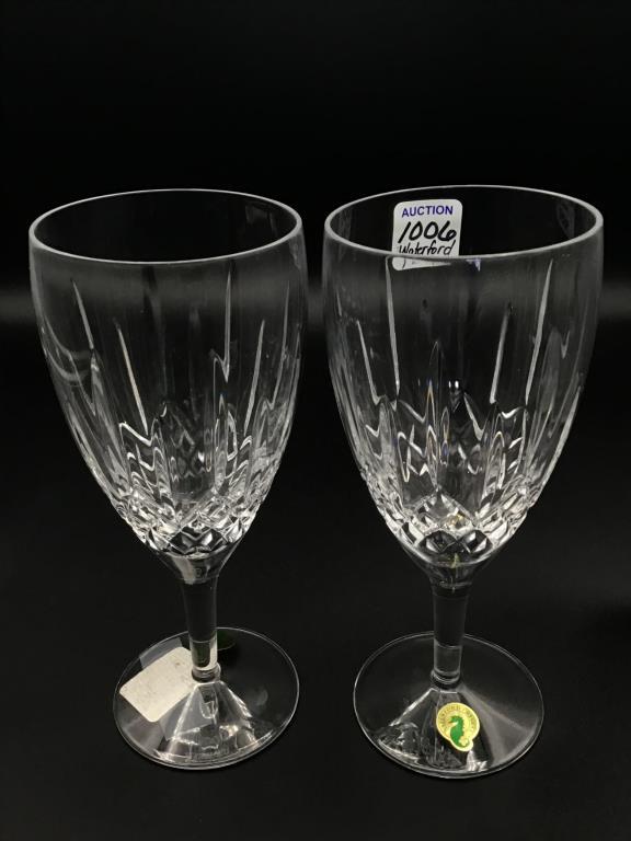 Pair of Matching Waterford Crystal Lis Nouveau