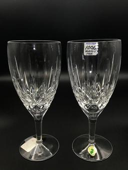 Pair of Matching Waterford Crystal Lis Nouveau