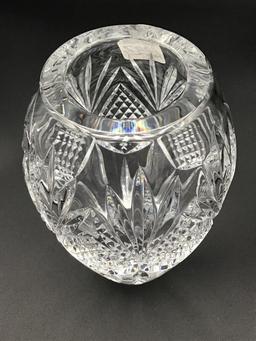 Waterford Crystal Heavy 7 1/4 Inch Tall Vase