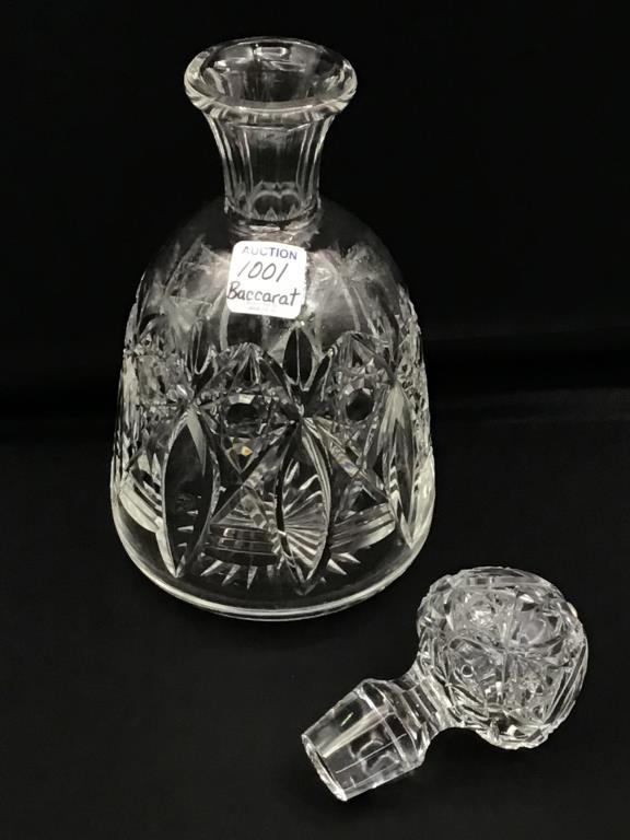 Signed Baccarat Decanter w/ Stopper