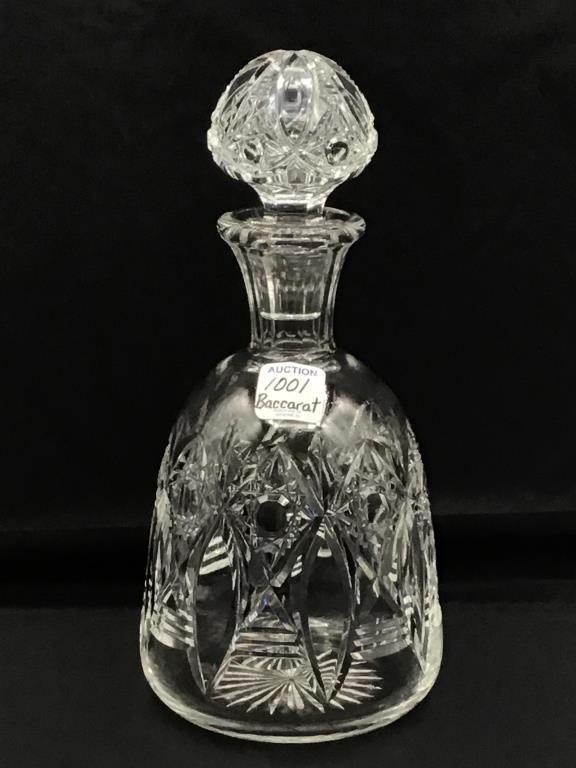 Signed Baccarat Decanter w/ Stopper