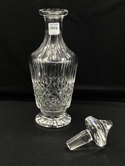 Unknown Heavy Lead Crystal Decanter w/ Stopper