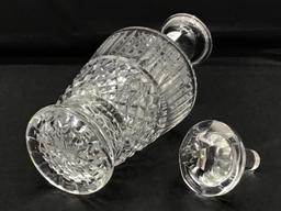 Unknown Heavy Lead Crystal Decanter w/ Stopper