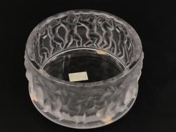 Signed Lalique France Crystal Enfantes Box