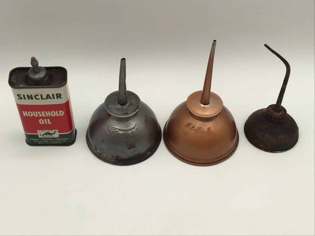 Group of Approx. 19 Various Oil Cans Including