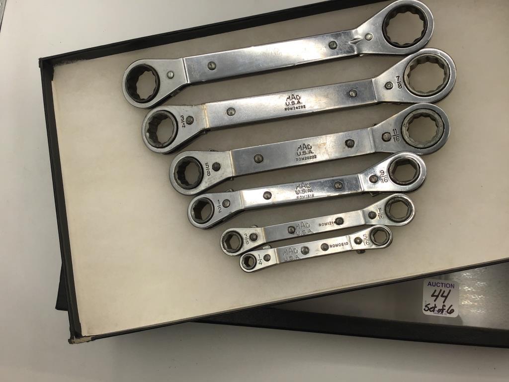 Set of 6 Mac Ratchet Wrenches (Showcase Not