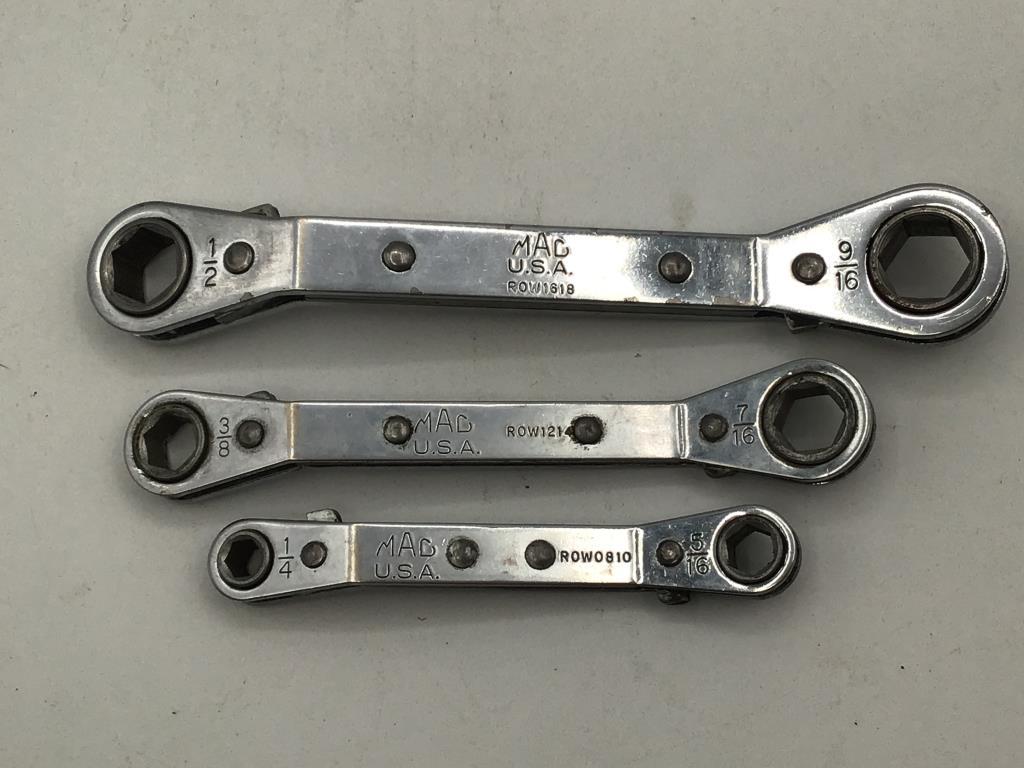 Set of 6 Mac Ratchet Wrenches (Showcase Not