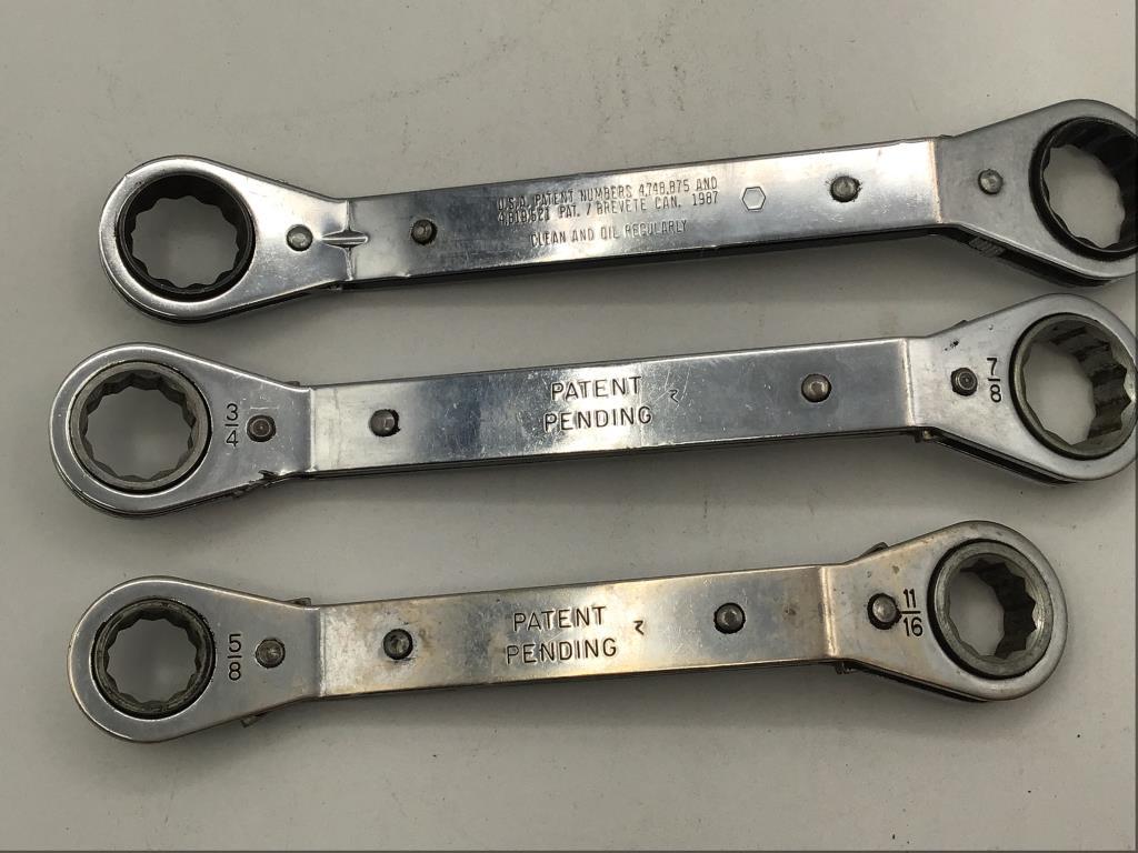 Set of 6 Mac Ratchet Wrenches (Showcase Not