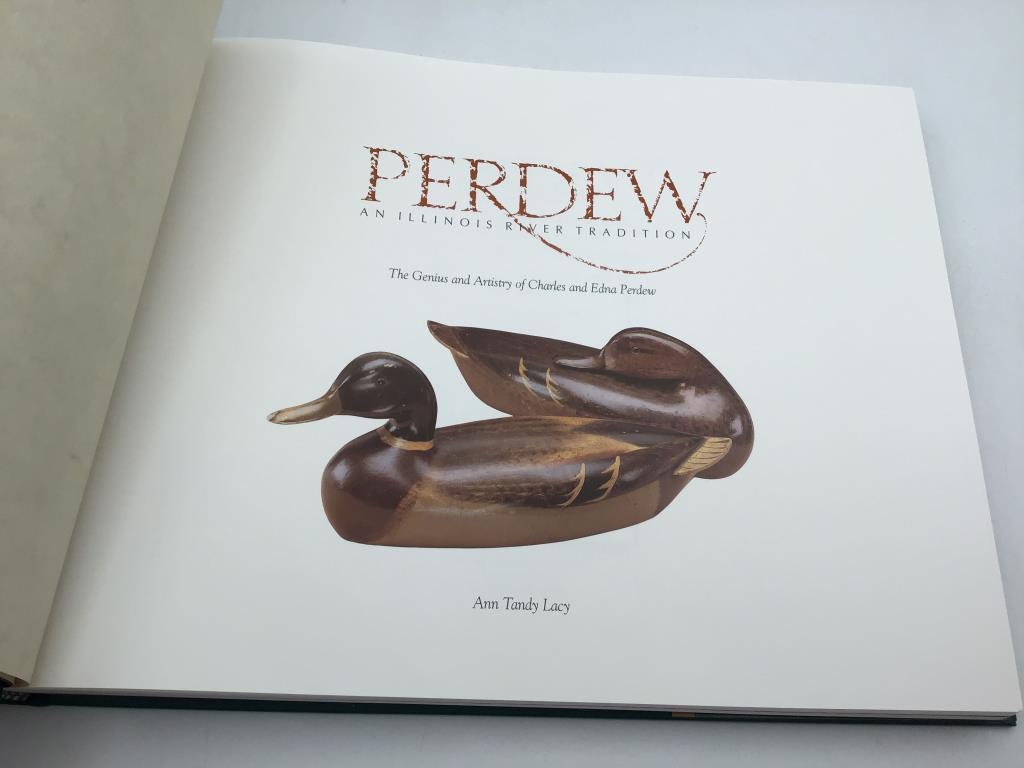 Lot of 2 Hard Cover Decoy Books Including Perdew