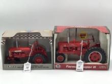 Lot of 2 Ertl 1/16th Scale McCormick Farmall Toy