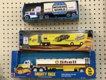 Lot of 3 Toy Trucks/Transporters in Boxes