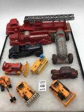 Lot of 10 Various Trucks & Cars Including