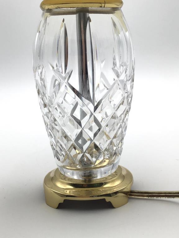 Pair of Sm. Matching Waterford Crystal Base