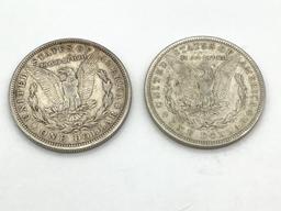 Collection of 7 Morgan Silver Dollars Including