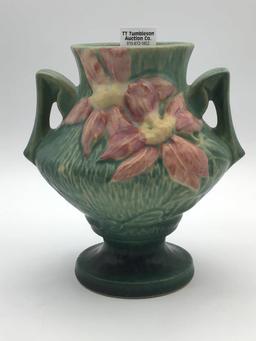 Roseville Dbl Handled Vase #188-6 Inch