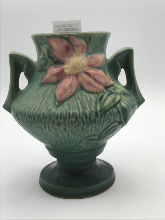 Roseville Dbl Handled Vase #188-6 Inch