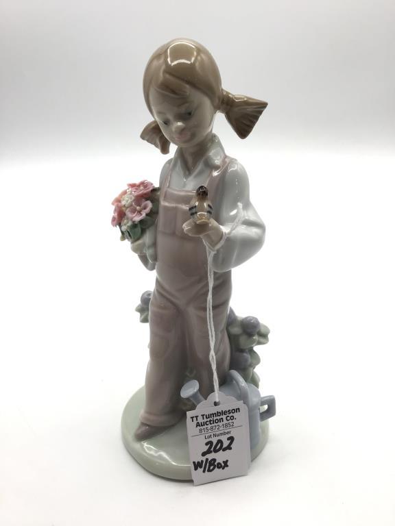 Lladro Spring Girl #5217 Figurine w/ Box