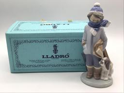 Lladro Winter #5520 Figurine w/ Box