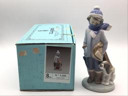 Lladro Winter #5520 Figurine w/ Box