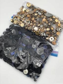 Very Lg. Collection of Vintage Buttons