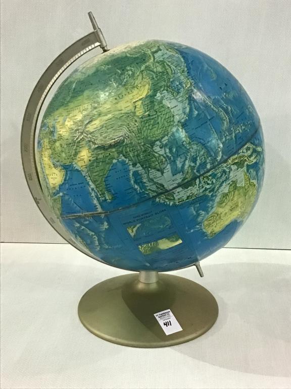 Rand McNalley World Globe on Stand