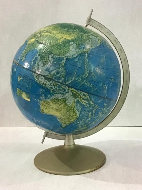 Rand McNalley World Globe on Stand