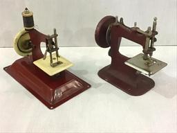 Lot of 4 Children's Metal Toy Sewing Machines