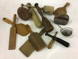Group of Contemp. Primitive Look Items Including