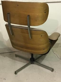 Vintage Mid Century Modern Swivel Rocking