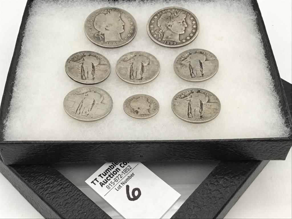 Collection of 8 Coins Including