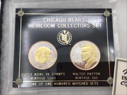Chicago Bears Heirloom Collectors Set w/