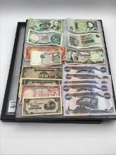 Collection of Various Foreign Paper Currency