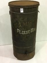 Lg. Vintage Columbia Flour Bin Sifter