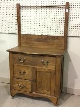 Antique Washstand  Cabinet