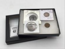 Collection of 4 One Cent Coins  Including