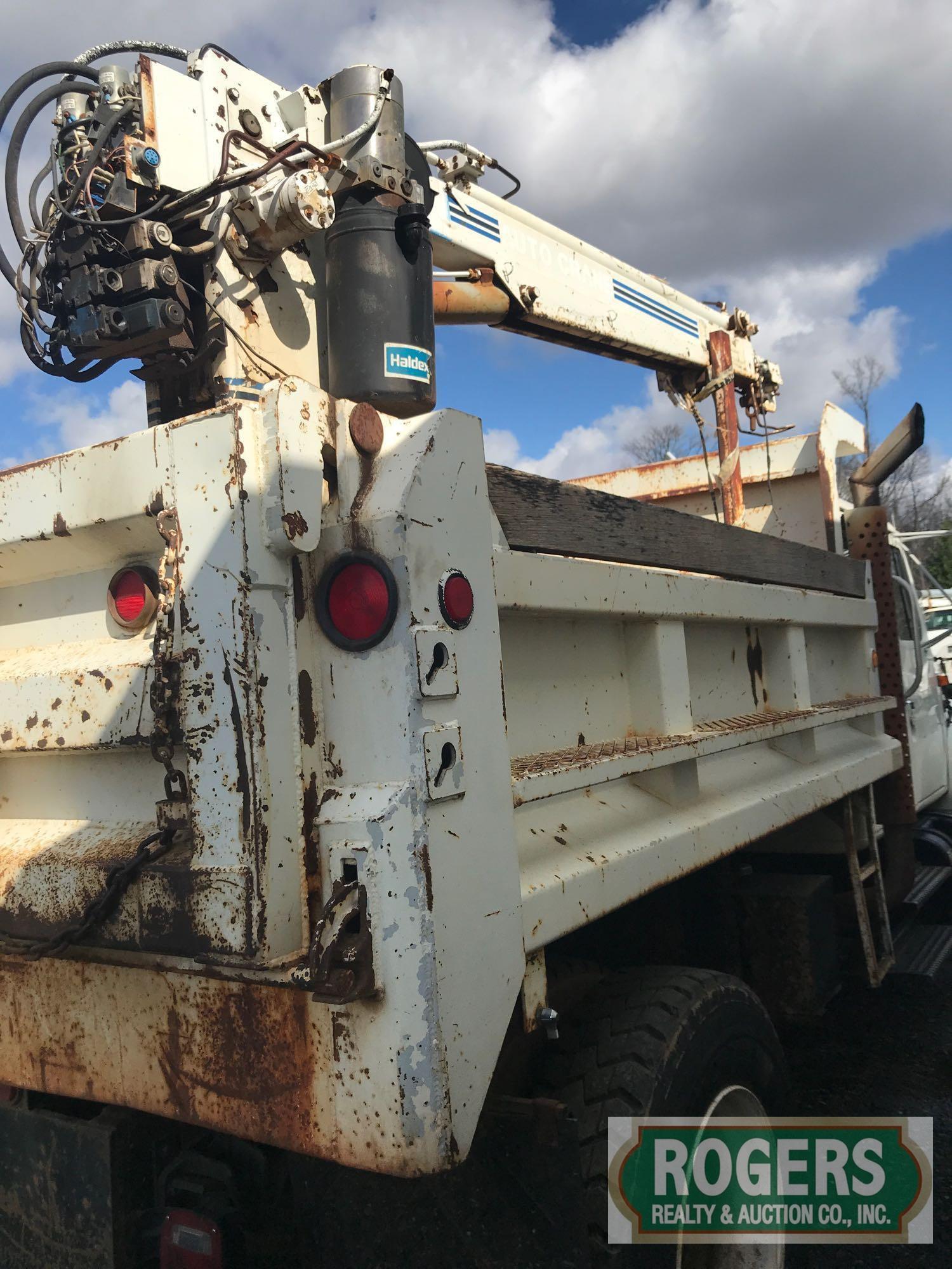 2002, INTERNATIONAL, 4700, DUMP TRUCK, 1HTSCAAL32H407459, 174788 miles, 7.6L INTERNATIONAL DIESEL