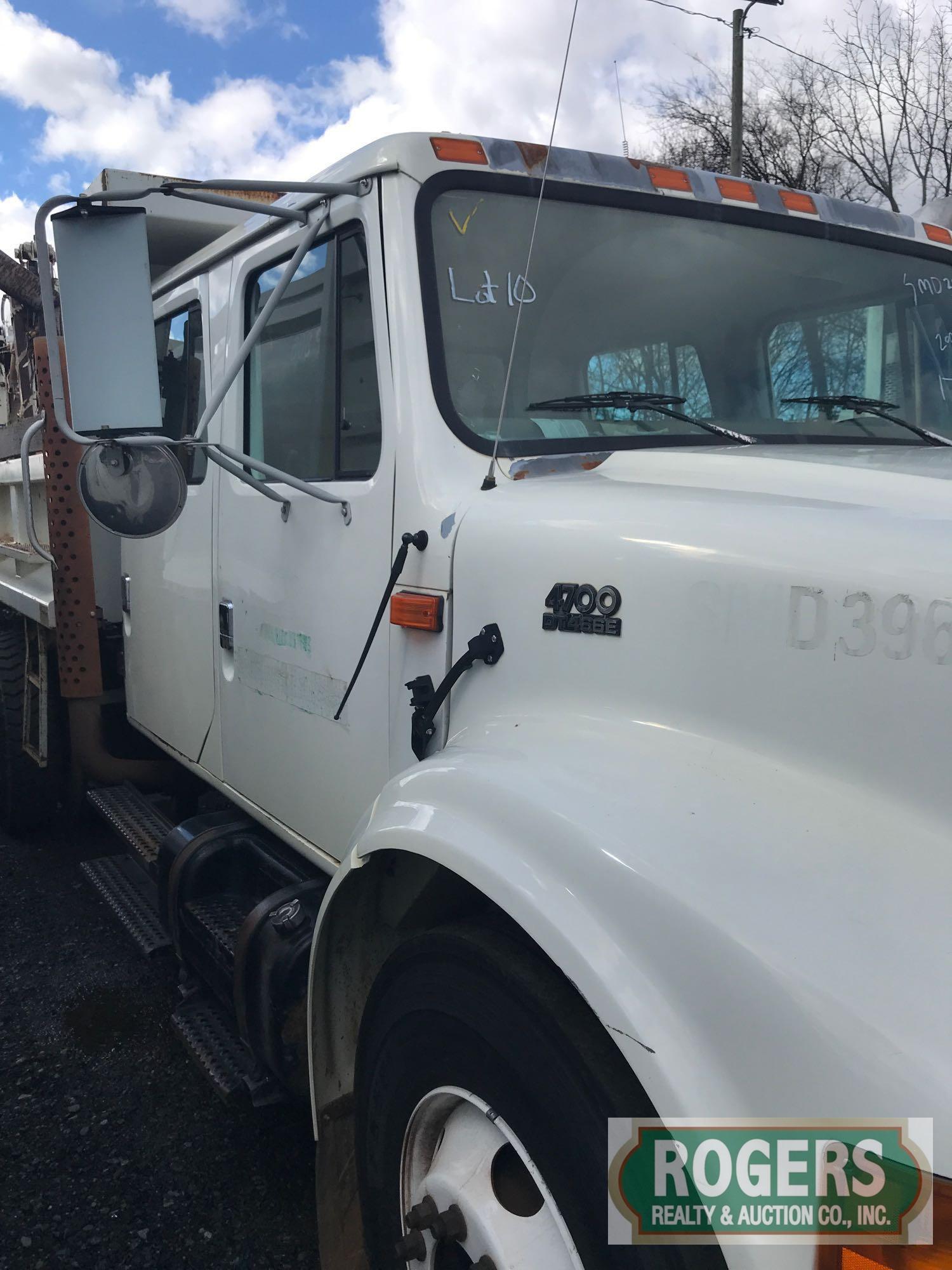 2002, INTERNATIONAL, 4700, DUMP TRUCK, 1HTSCAAL32H407459, 174788 miles, 7.6L INTERNATIONAL DIESEL