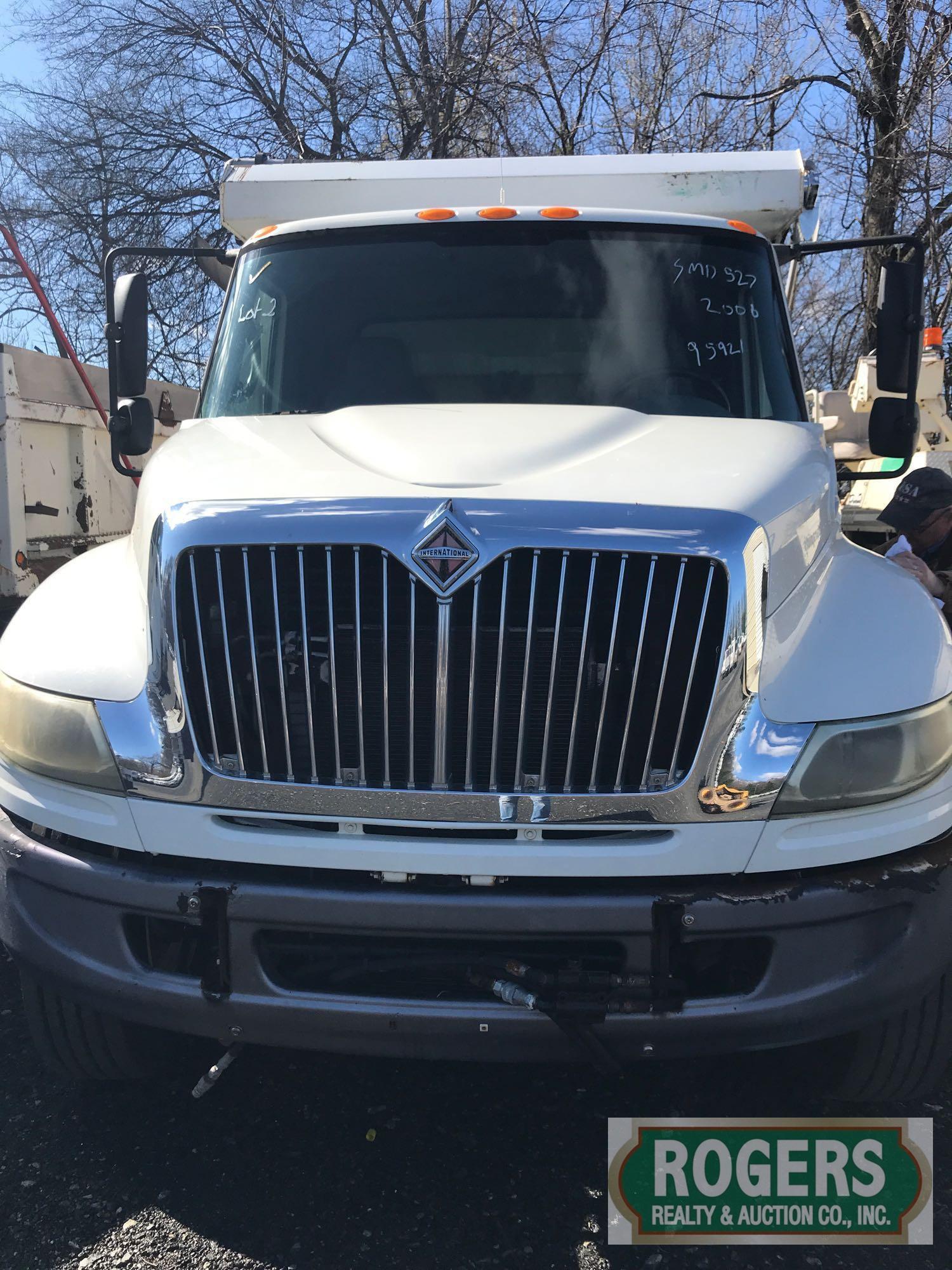 2006, INTERNATIONAL, 4400, DUMP TRUCK, 1HTMSAAR36H208899, 95921 miles, TANDEM AXLE, 7.6L