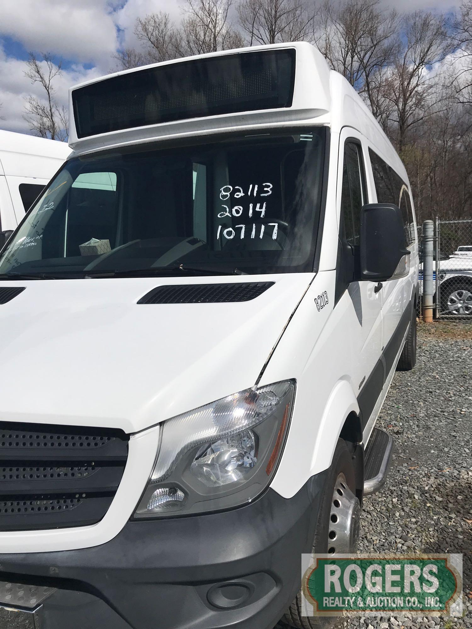 2014, Mercedes, Sprinter, BUS, WDAPF4CC6E5868107, 107117 miles, WILL NOT REV UP AFTER PUT IN DRIVE,