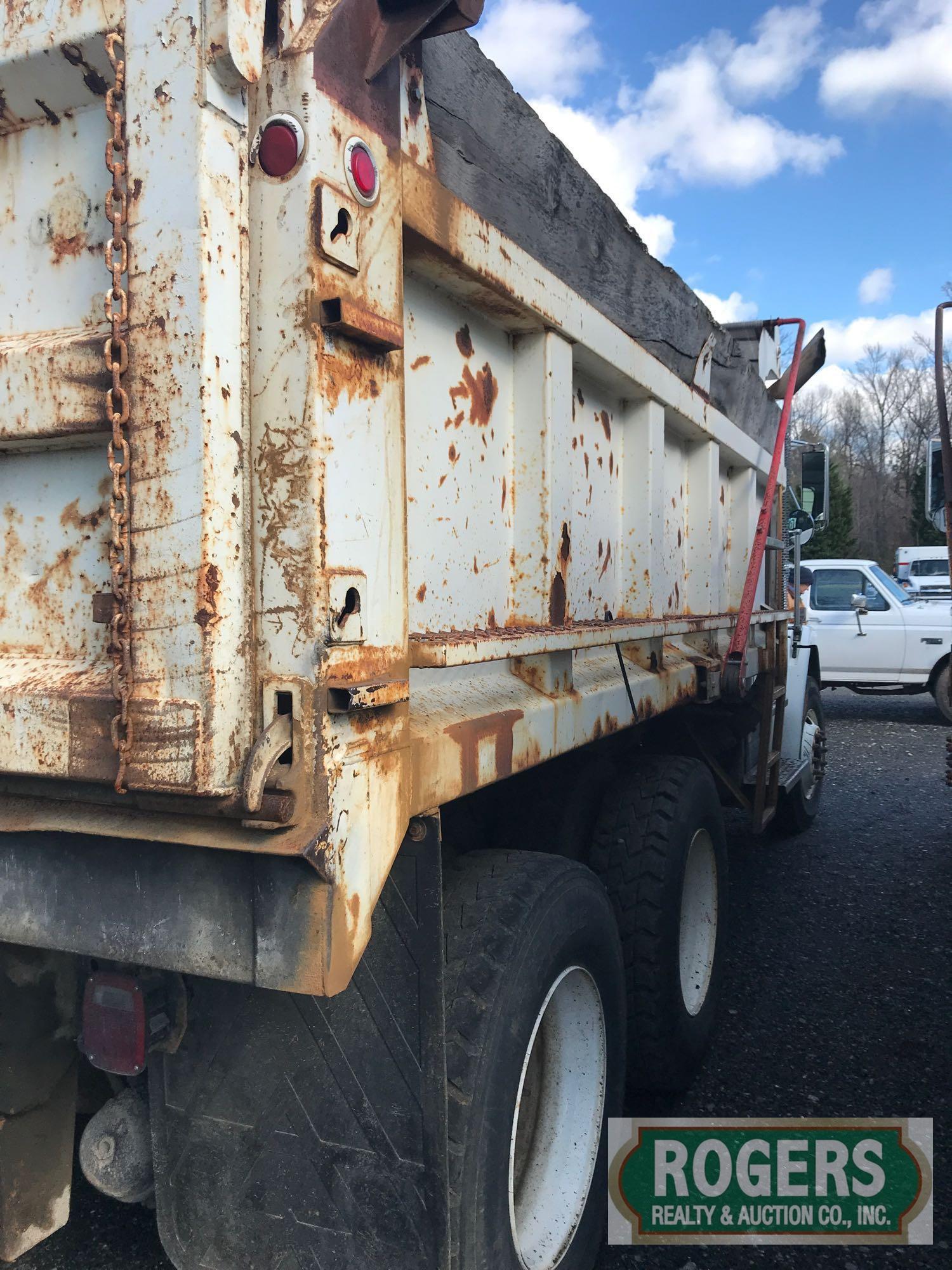 2002, FREIGHTLINER, FL80, DUMP TRUCK, 1FVHBXAK82HK01207, 121768 miles, TANDEM AXLE, 7.2L CAT INLINE