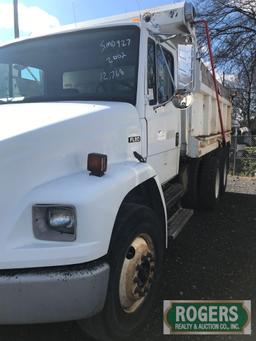 2002, FREIGHTLINER, FL80, DUMP TRUCK, 1FVHBXAK82HK01207, 121768 miles, TANDEM AXLE, 7.2L CAT INLINE