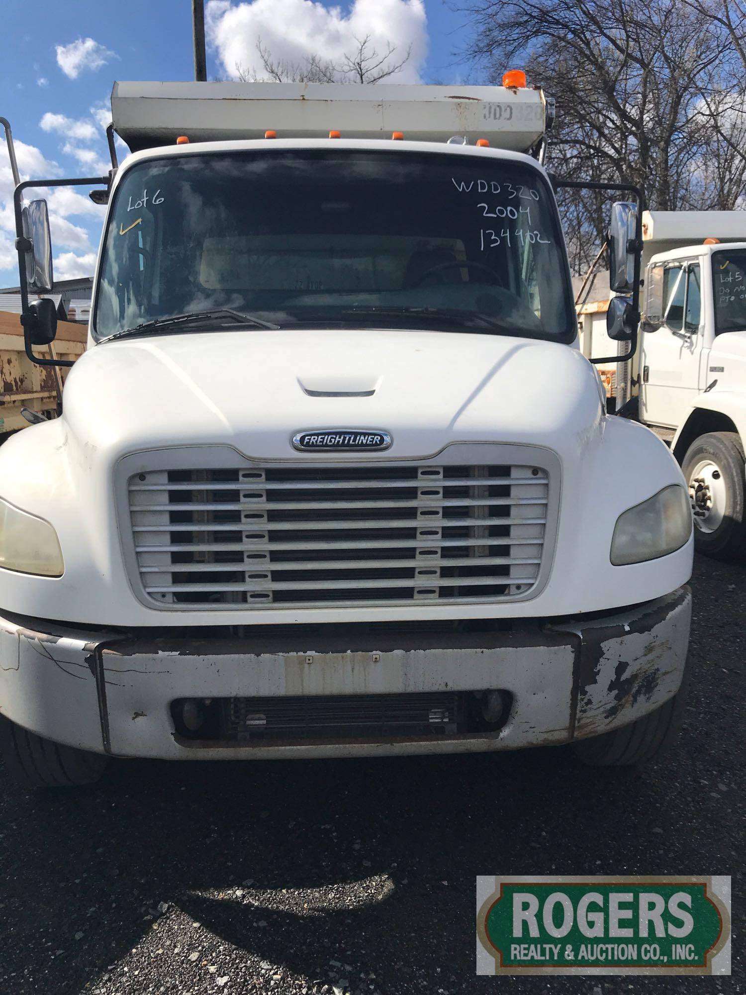 2004, FREIGHTLINER, M2106, DUMP TRUCK, 1FVACXAK74HN08434, 134402 miles, BUS CLASS M2, 7.2L INLINE 6