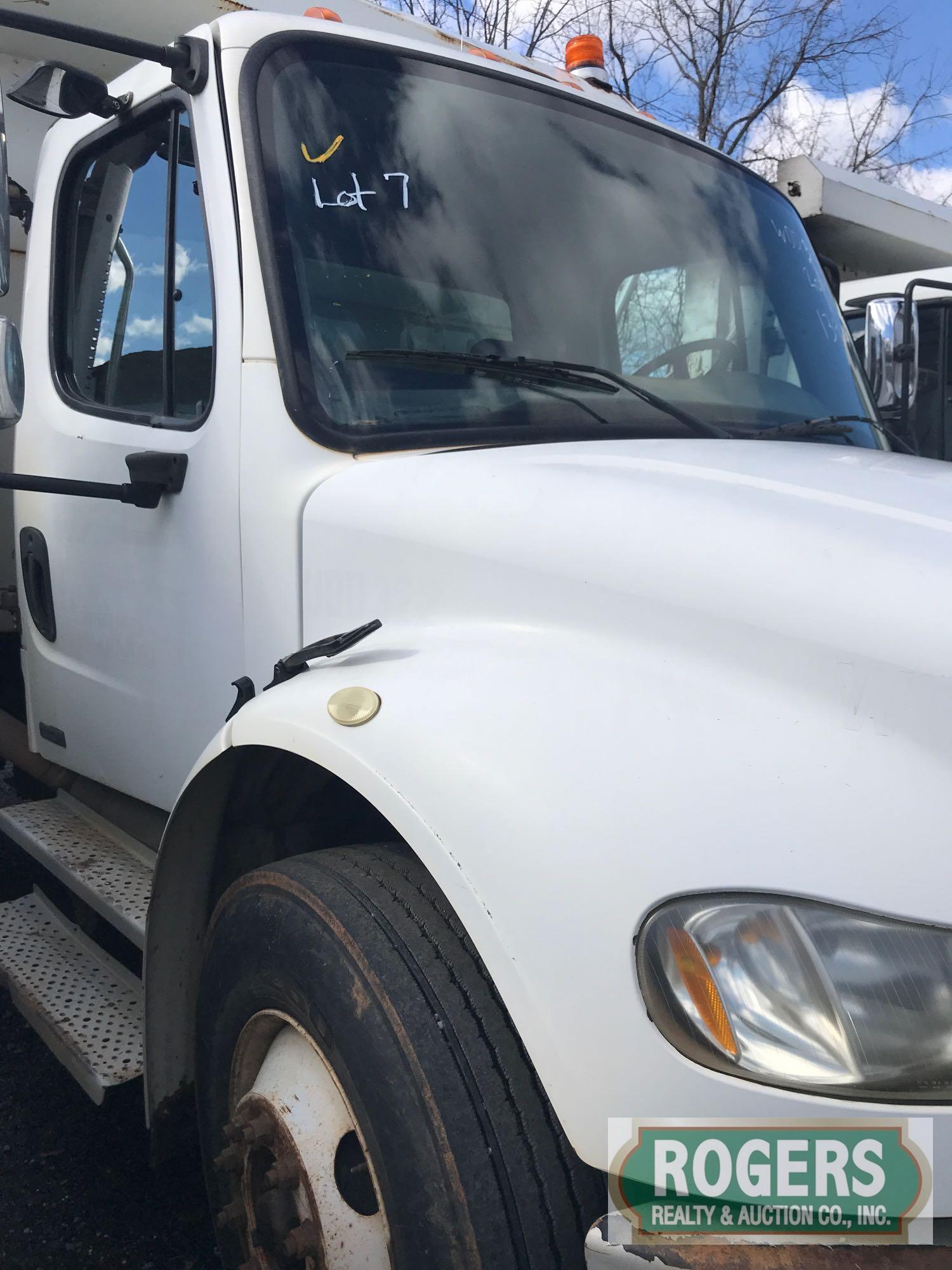 2004, FREIGHTLINER, M2106, DUMP TRUCK, 1FVACXAK04HN08436, 134255 miles, BUS CLASS M2, SER 106 MED