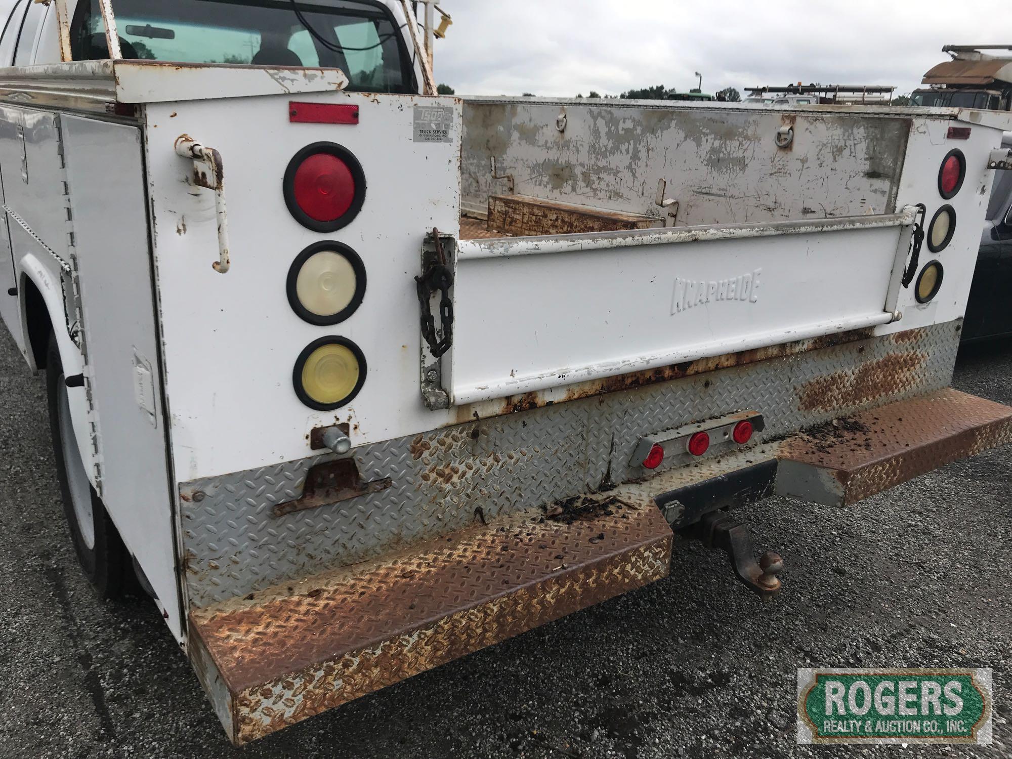 2002 Ford F450, 7.3L Super Duty, Utility Truck, Power Stroke Diesel, 156869 miles, 1FDXW46FX2EB4691