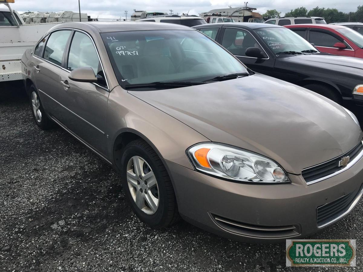 2007 CHEVROLET Impala, 99707 miles, 2G1WB58K579124183